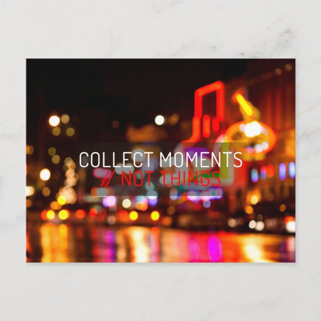 inspirierende und motivierend Zitate Postkarte (Vorderseite)