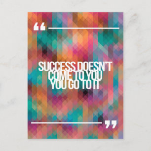 inspirierende und motivierend Zitate Postkarte