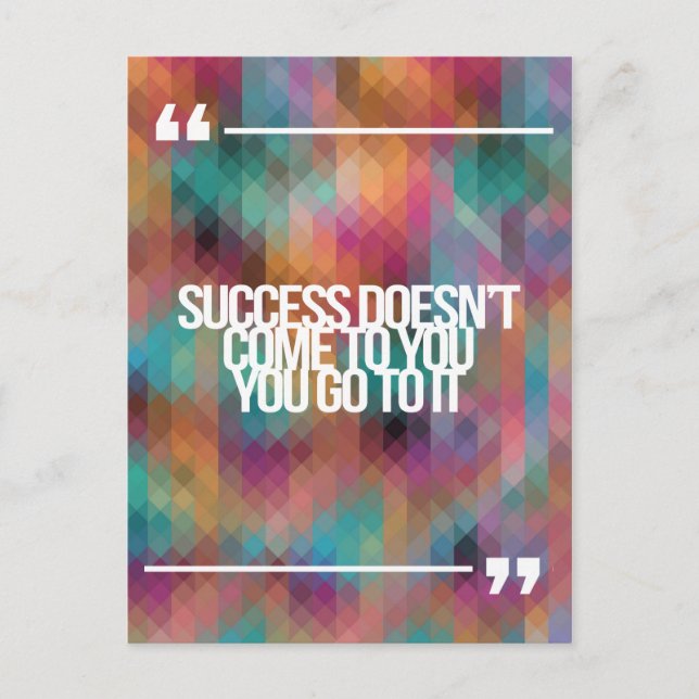 inspirierende und motivierend Zitate Postkarte