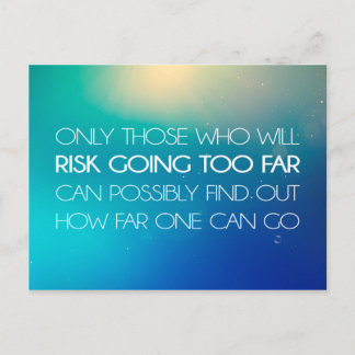 inspirierende und motivierend Zitate Postkarte