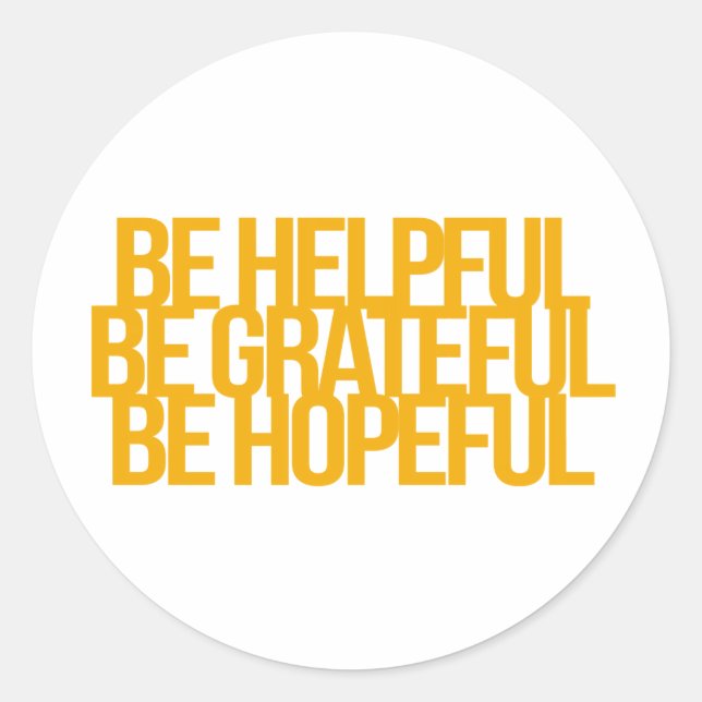 inspirierende und motivierend Zitate Runder Aufkleber (Vorderseite)