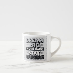 Inspirierende und motivierende Typografie-Zitat-Ku Espressotasse