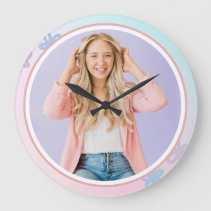 Inspirierende Wohnraumdekoration Große Wanduhr