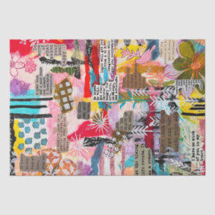 Inspirierende Worte Mixed Media Tissue-Papier Seidenpapier