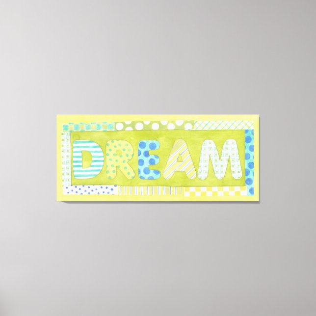 inspirierende Worte von Megan Meagher | Traum Leinwanddruck (Vorderseite)