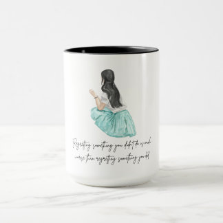 Inspirierende Zitat-Ästhetik-Kaffeetasse Tasse