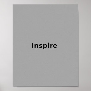Inspirierende Zitat-Kunst Poster