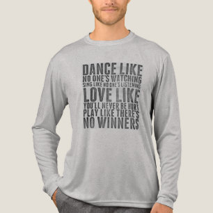 Inspirierende Zitat Rustikales Grunge-Text-Schild Tri-Blend Shirt