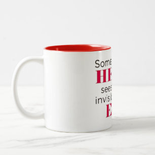 Inspirierende Zitat-Zweifarben-Kaffeetasse Zweifarbige Tasse