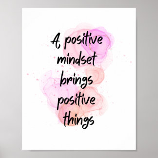 inspirierende Zitate positiv, Werden motiviert Poster