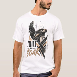 Inspirierender Adler - Gebaut um zu fliegen Grafik T-Shirt