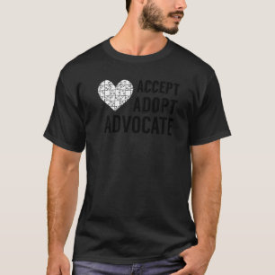 Inspirierender Autismus-Bewusstseins-Lehrer-Schätz T-Shirt