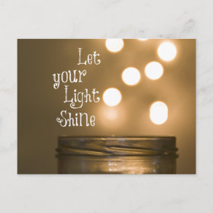 Inspirierender Bibelvers Christlicher Spruch Postkarte