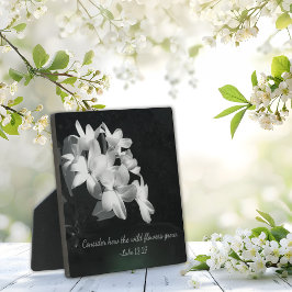 Inspirierender Bibelvers Fotoplatte