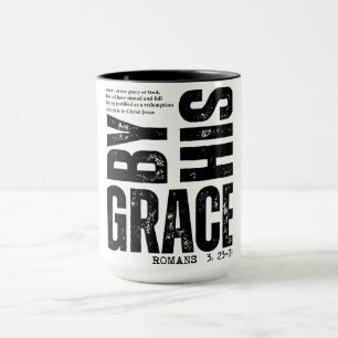 Inspirierender Bibelvers / Gerettet durch seine Gn Tasse