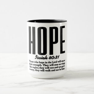Inspirierender christlicher Bibelvers Tasse