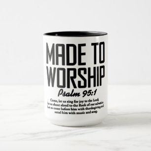 Inspirierender christlicher Bibelvers Tasse