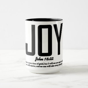 Inspirierender christlicher Bibelvers Tasse
