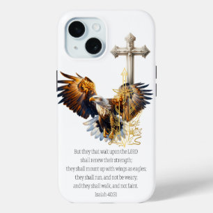 Inspirierender Glaube Adler Gold Schwert Beige Kre Case-Mate iPhone Hülle
