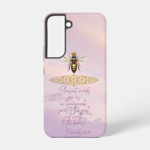 Inspirierender Glaube Himmel Königin Biene Gold Sc Samsung Galaxy Hülle