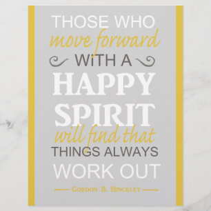 inspirierender Gordon B. Hinckley LDS-Zitat
