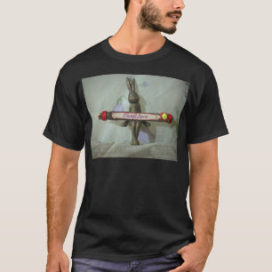 Inspirierender Hase: Immer Liebeszeichen Kunstpost T-Shirt