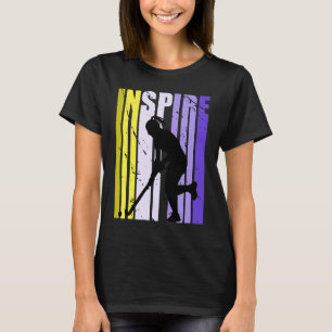 Inspirierender Hockey-Geburtstag Vintage abgenutzt T-Shirt
