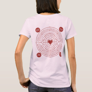 Inspirierender Kreis der Freundlichkeit T-Shirt