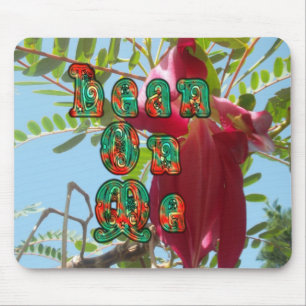 Inspirierender Lean On Me Floral Skyward Kunst Dru Mousepad