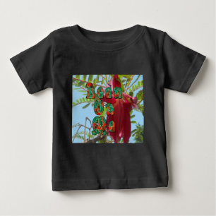 Inspirierender Lean On Me Floral Skyward Kunstprin Baby T-shirt