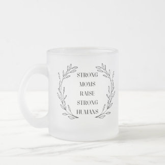 Inspirierender Mutter-Zitat Emaille-Glas-Tasse Mattglastasse