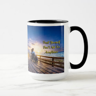 Inspirierender Ozean-Sonnenuntergangs-Becher Tasse