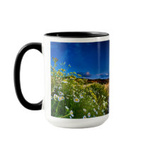 Inspirierender Ozean-Sonnenuntergangs-Becher