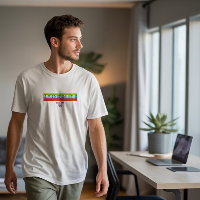 Inspirierender Regenbogen Träume Erreichen Absolve T-Shirt (Von Creator hochgeladen)