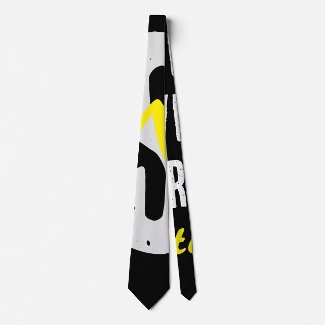 Inspirierender Schlips mit mutigem modernen Design Krawatte (Vorderseite)