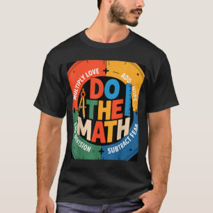 Inspirierender Slogan Liebe Hoffnung Angst Rechne T-Shirt