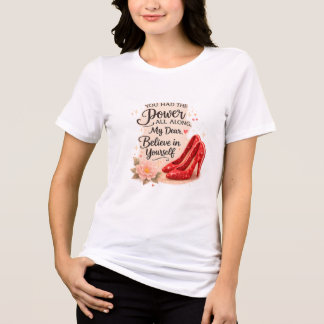 Inspirierender Spruch: Du hattest die Macht die ga Tri-Blend Shirt