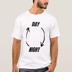 Inspirierender Tag-Nacht-Übergang T-Shirt