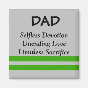 Inspirierender Vater Magnet