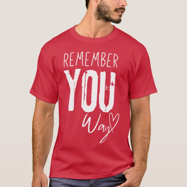 Inspirierender Zitat Junge T-Shirt (Vorderseite)