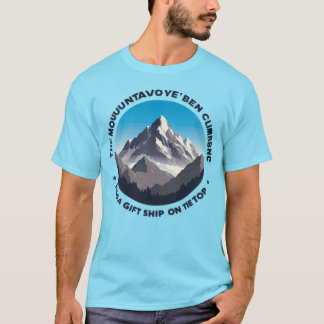 Inspirierendes Berg-Zitat T-Shirt - Geschenkeladen
