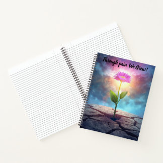 inspirierendes Blumenkalender-Notizbuch-Planer Notizbuch