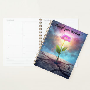 inspirierendes Blumenkalender-Notizbuch-Planer Planer