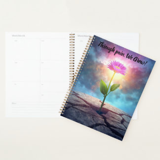 inspirierendes Blumenkalender-Notizbuch-Planer Planer