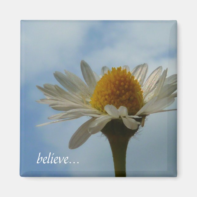 inspirierendes Glaubensmagnet Magnet (Vorne)