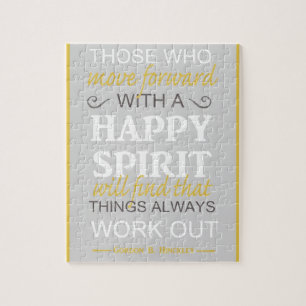 inspirierendes Gordon B. Hinckley LDS-Zitat Puzzle