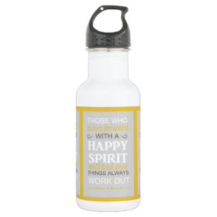 inspirierendes Gordon B. Hinckley LDS-Zitat Trinkflasche