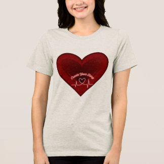 Inspirierendes Grafik-T-Shirt Tri-Blend Shirt