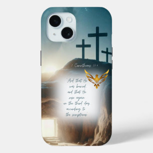 Inspirierendes Jesus-Auferstehung-Goldtaube-Bibel Case-Mate iPhone Hülle
