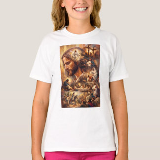 Inspirierendes Jesus-Christus-Schlüsselanhänger – T-Shirt